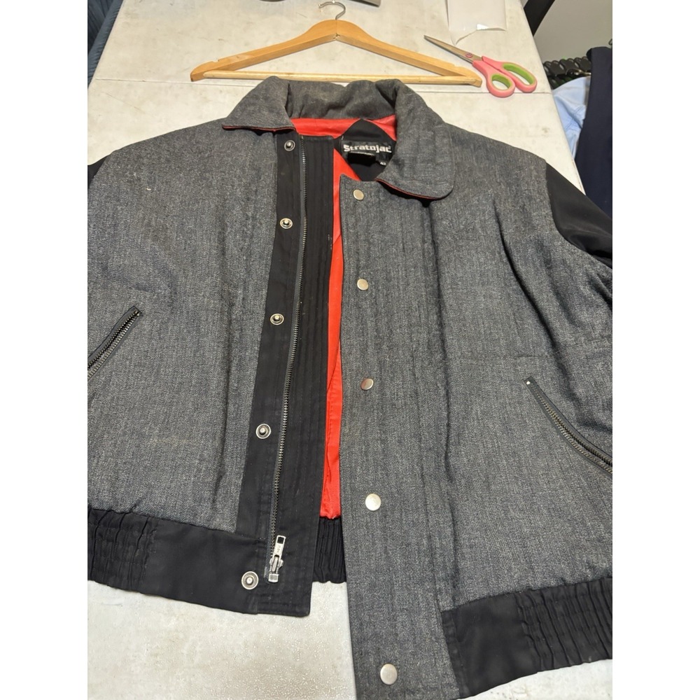 Vintage‎ Stratojac Jacket Red Mens Size 42 L Winter Jacket